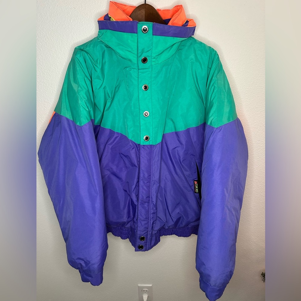 Vintage St. Moritz Ski Team Jacket 80s Retro Size L